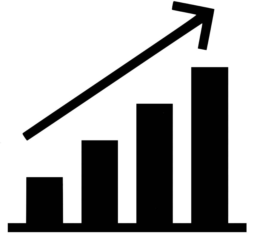 Sales chart icon